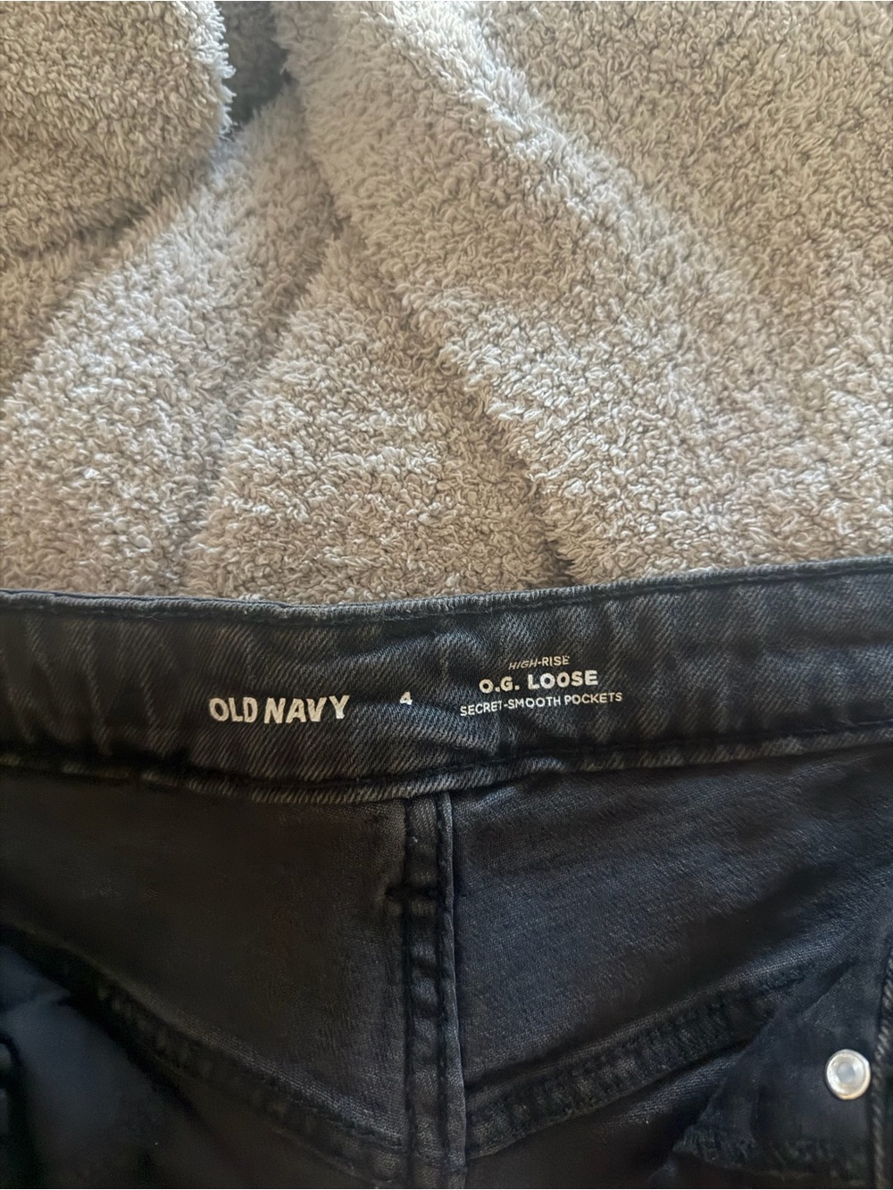 Old Navy High-Rise O.G. Loose Jeans - Black
